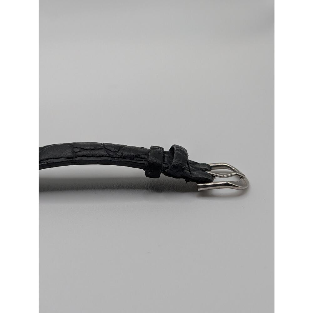 Green Dial Rectangular Quartz Watch Crystal Accen… - image 6